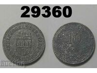 Bromberg 10 pfennig 1919 Цинк