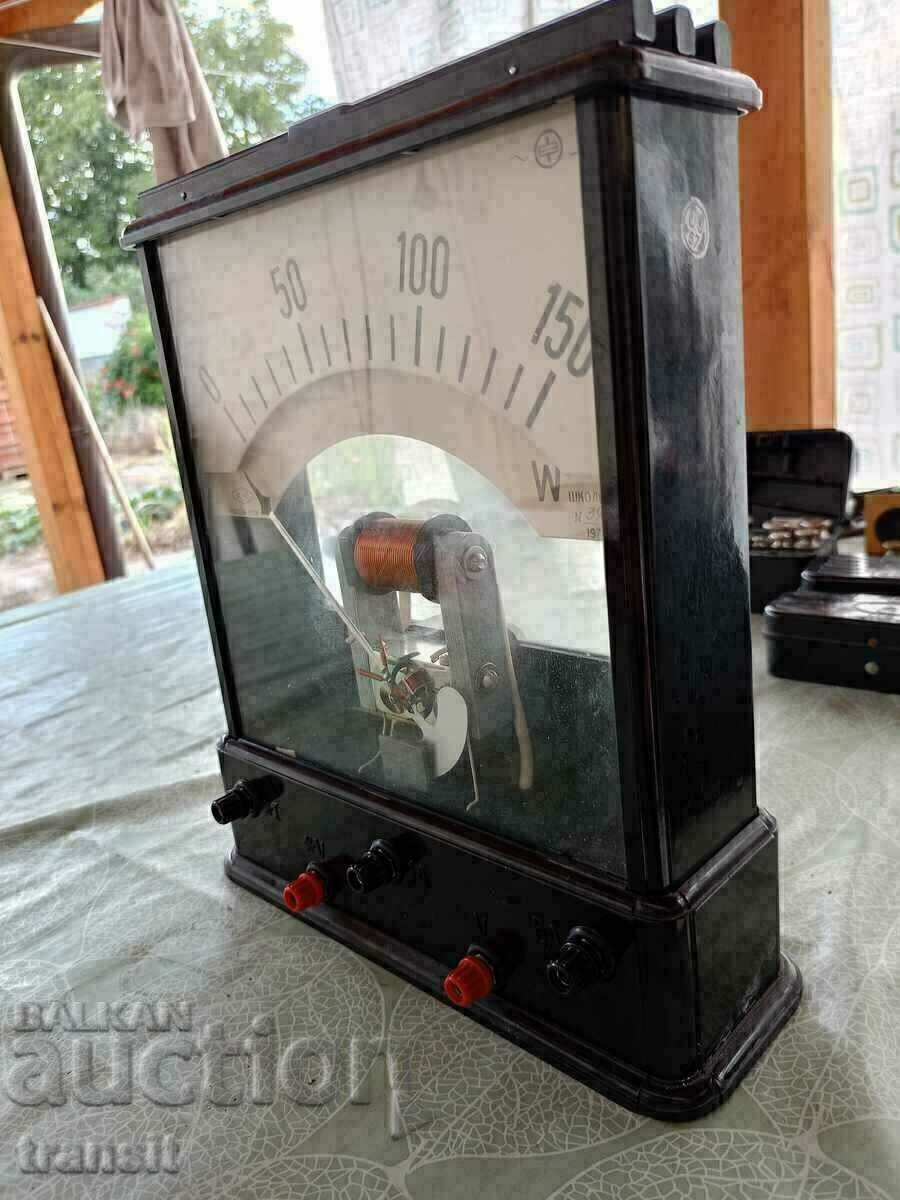 Wattmeter, laboratory 1971 - 6 Wattmeter, laboratory 1971 - 6