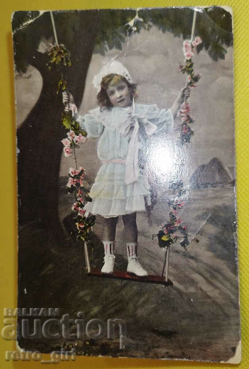I am selling an old photo, card.