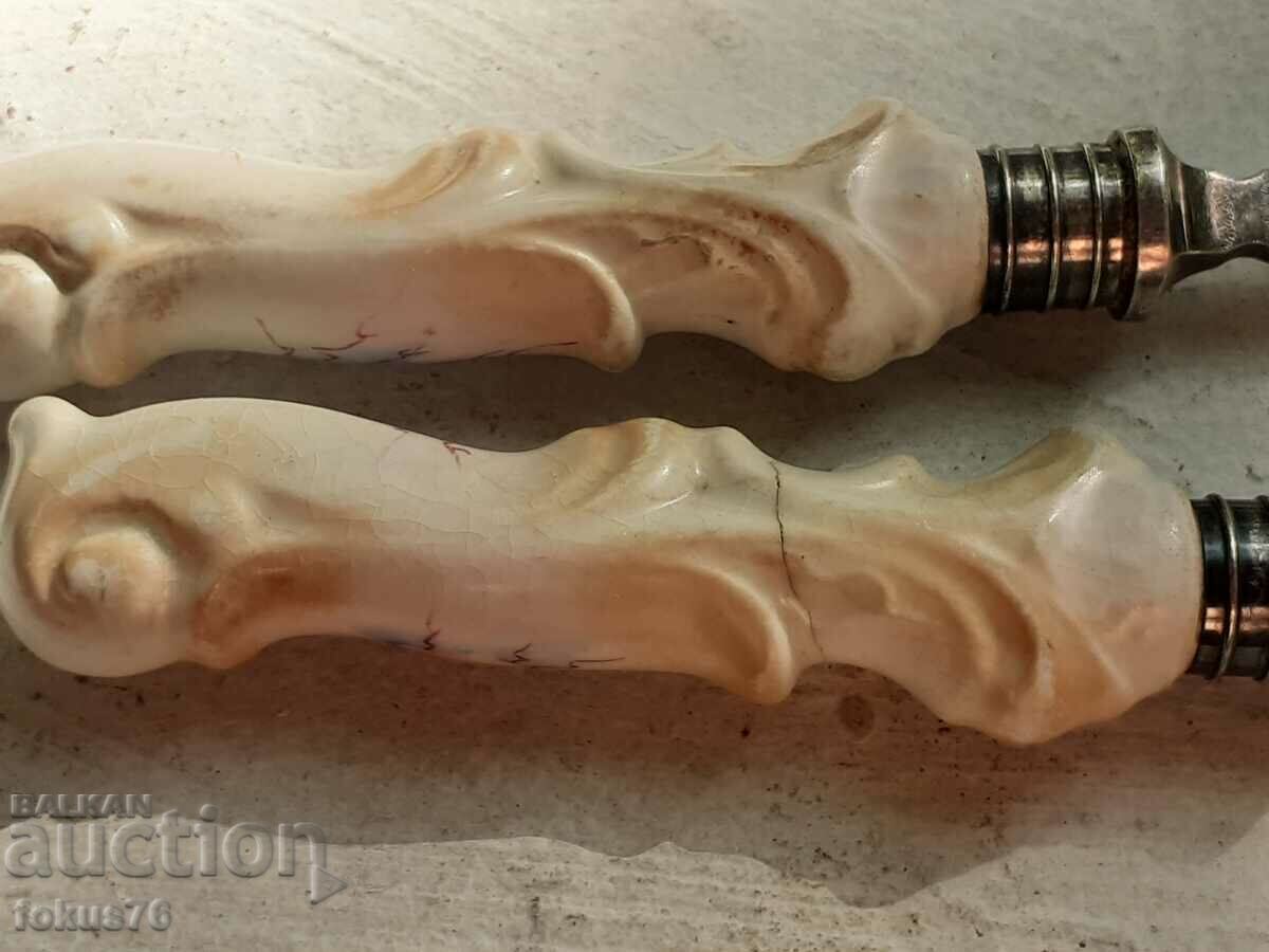 Αγγλικά επάργυρα σκεύη σαλάτας με σημάδια - 5 Αγγλικά επάργυρα σκεύη σαλάτας με σημάδια - 5