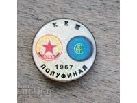 CSKA - Inter 1967 CASH fotbal vechi ecuson