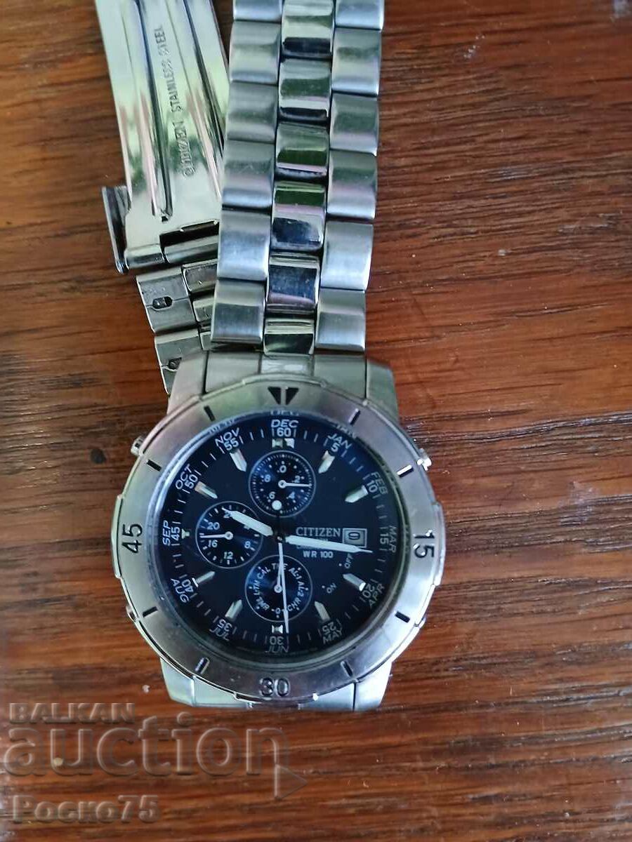 Citizen alarm chronograph wr 100