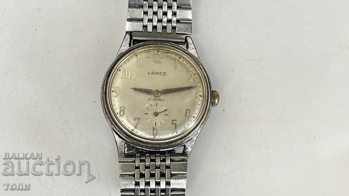 LANCO SWISS MADE CAL 1022 RARE WORKS WITHOUT WARRANTY MOT!!!