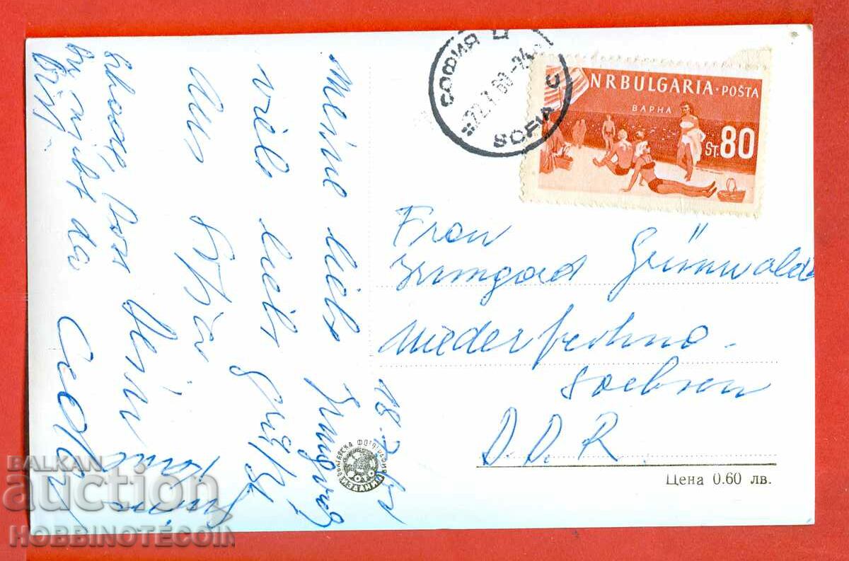 ПЪТУВАЛА КАРТИЧКА ГДР ИЗГЛЕД СОФИЯ АЛЕКСАНДЪР НЕВСКИ - 1960 с цена 3.99 лв. | € 2.04 ПЪТУВАЛА КАРТИЧКА ГДР ИЗГЛЕД СОФИЯ АЛЕКСАНДЪР НЕВСКИ - 1960 с цена 3.99 лв. | € 2.04