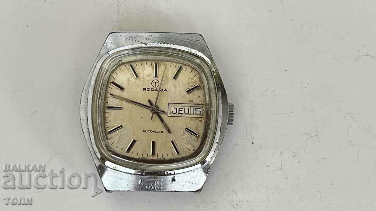 RODANIA AUTOMATIC SWISS MADE CAL AS 5206 РЯДЪК НЕ РАБОТИ БЗЦ