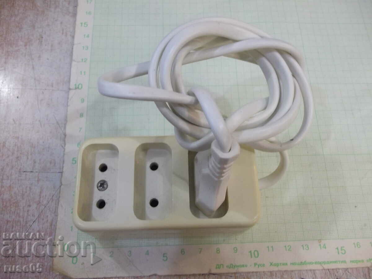 Six-socket extension cord - 1.5 m.