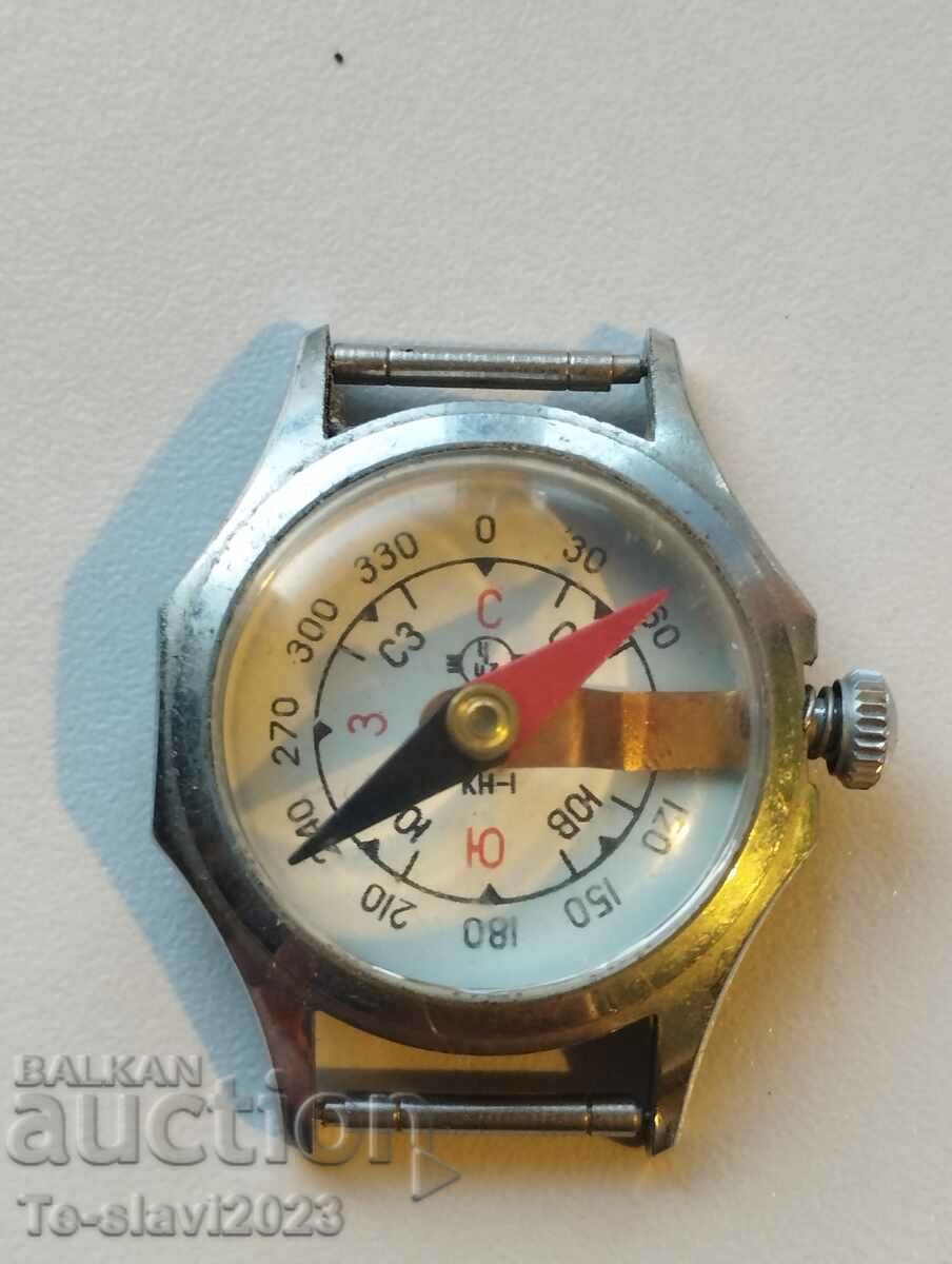 Old Russian USSR metal compass