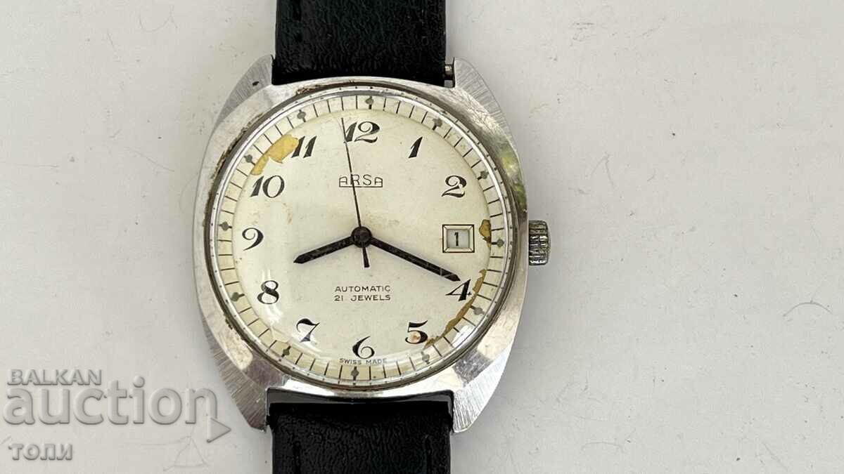 ARSA AUTOMATIC SWISS MADE CAL ETA 2783 РЯДЪК РАБОТИ БЕЗ ГАРА