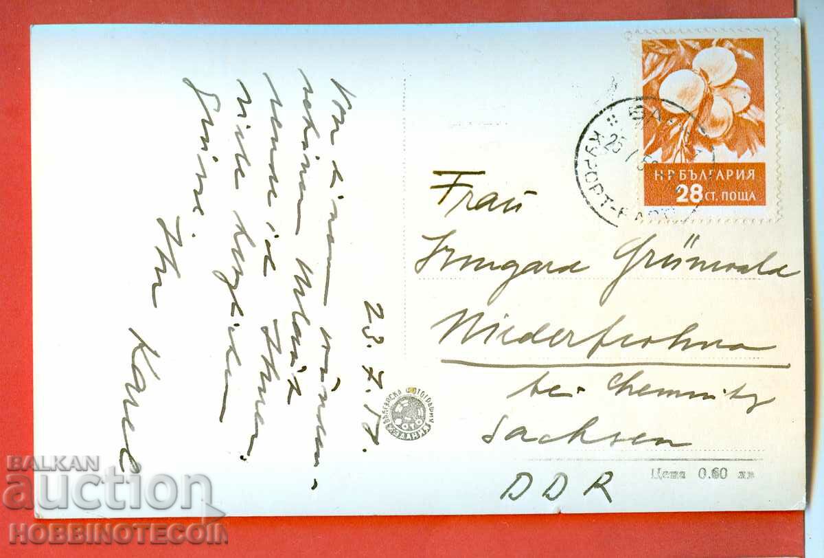 TRAVEL CARD GDR VARNA MALKOTO MOSTCHE - 1959 with price 3.99 BGN | € 2.04 TRAVEL CARD GDR VARNA MALKOTO MOSTCHE - 1959 with price 3.99 BGN | € 2.04