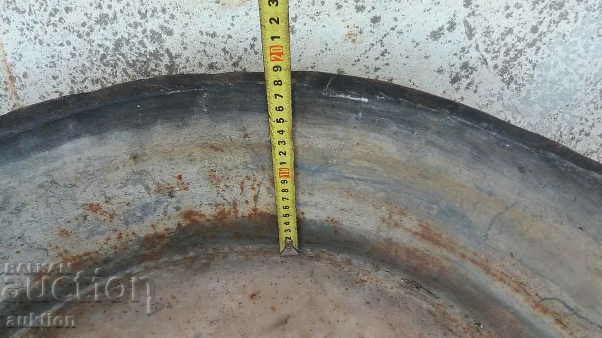 MASSIVE METAL TRAY FOR LUTENITA, JARS, ETC. - 5 MASSIVE METAL TRAY FOR LUTENITA, JARS, ETC. - 5