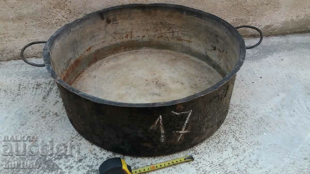 MASSIVE METAL TRAY FOR LUTENITA, JARS, ETC. - 7 MASSIVE METAL TRAY FOR LUTENITA, JARS, ETC. - 7