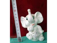 A beautiful porcelain elephant