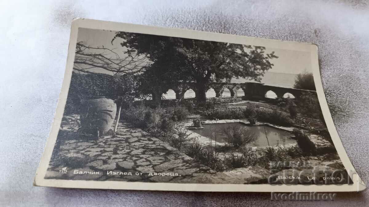 Postcard Balchik View from the Palace 1953