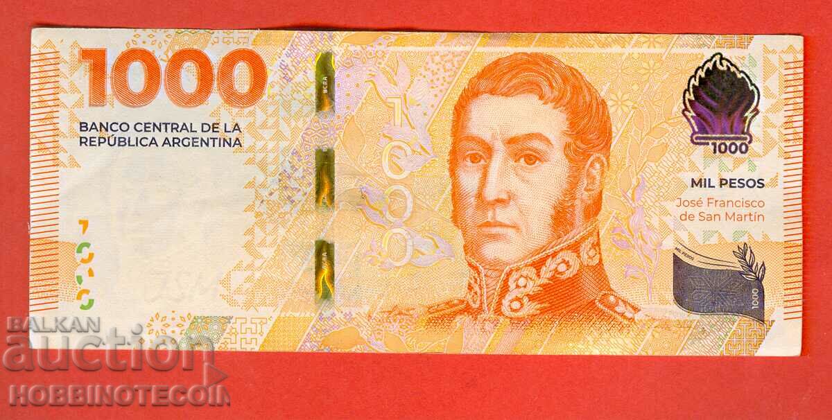 ARGENTINA ARGENTINA 1 000 1000 Pesos issue 2023 letter M with price 6.89 BGN | € 3.52 ARGENTINA ARGENTINA 1 000 1000 Pesos issue 2023 letter M with price 6.89 BGN | € 3.52
