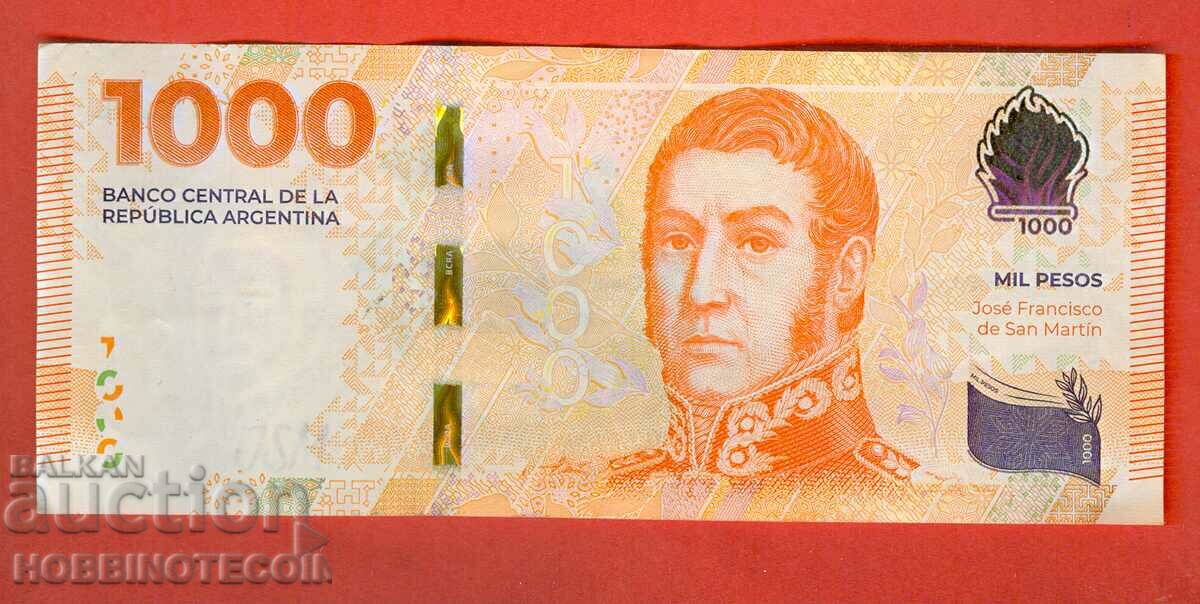 ARGENTINA ARGENTINA 1 000 1000 Pesos issue 2023 letter L with price 6.89 BGN | € 3.52