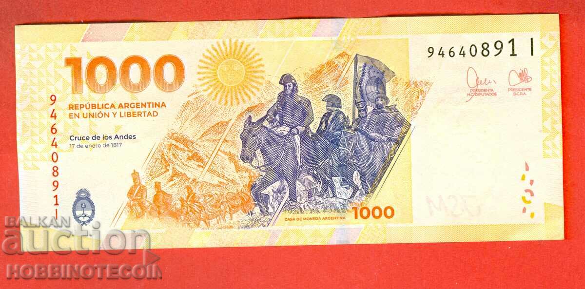 ARGENTINA ARGENTINA 1 000 1000 Pesos emisiune 2023 litera I