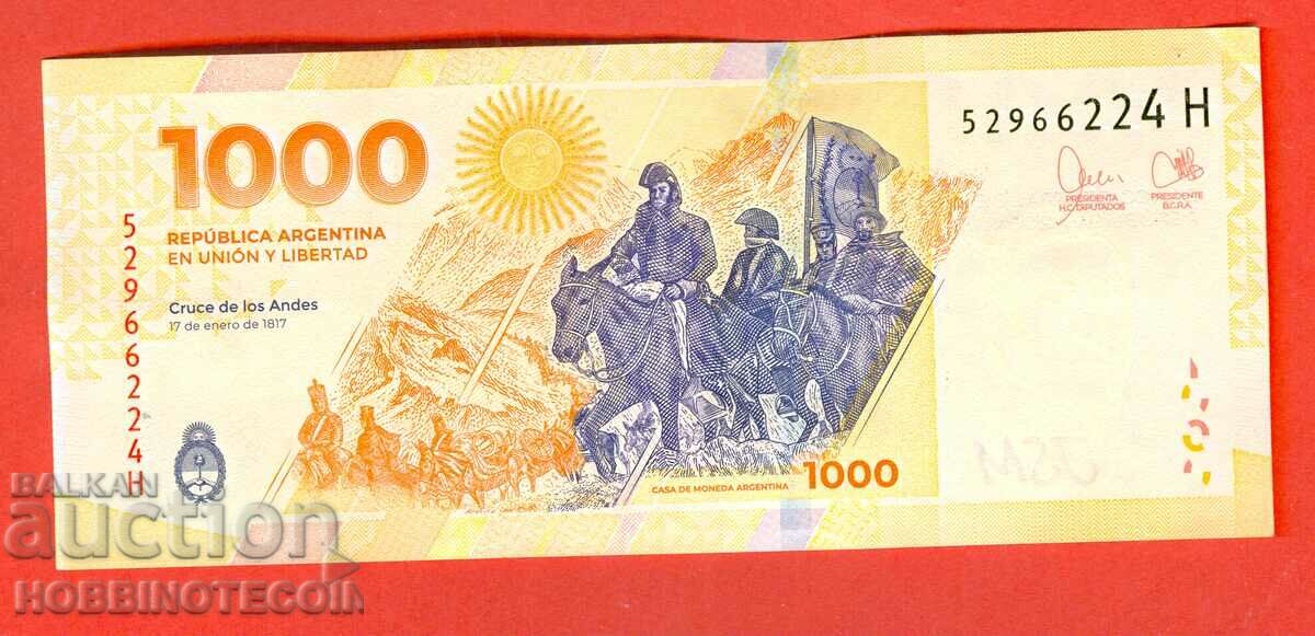 ARGENTINA ARGENTINA 1 000 1000 Pesos emisiune 2023 litera H