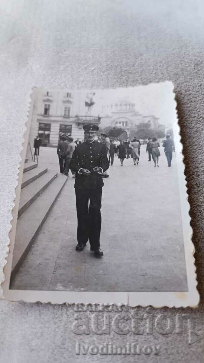 Photo Sofia Zheleznichar in front of the Courthouse