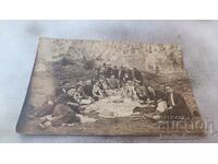 Photo Pleven Young men and women on a picnic by the rocks, 1930