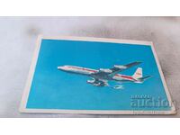 Postcard Trans World Airlines plane