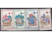 BK 2321-2324 Airmail - Views -machine stamped -