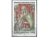 Pure stamp Christmas 1977 by Sovereign Order of Malta