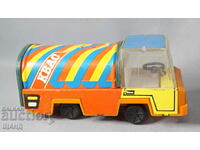 Old Russian Metal toy tank truck model