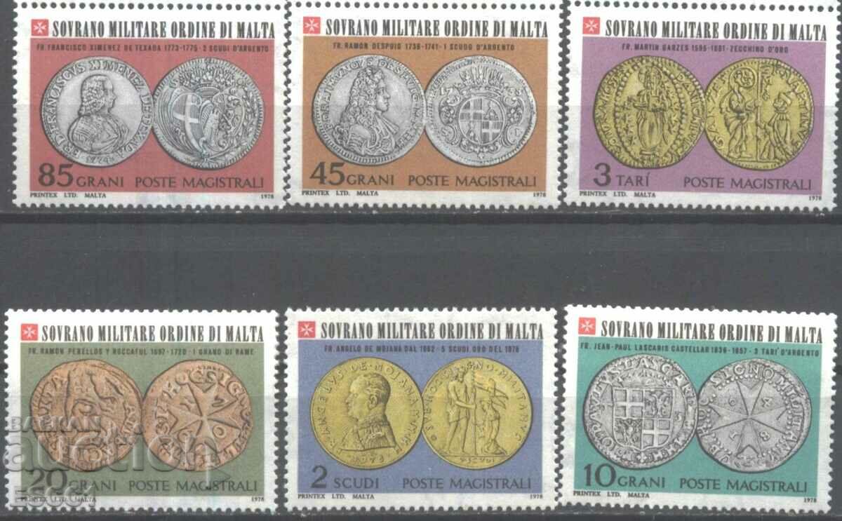 Clean Stamps 1978 Sovereign Order of Malta Coins