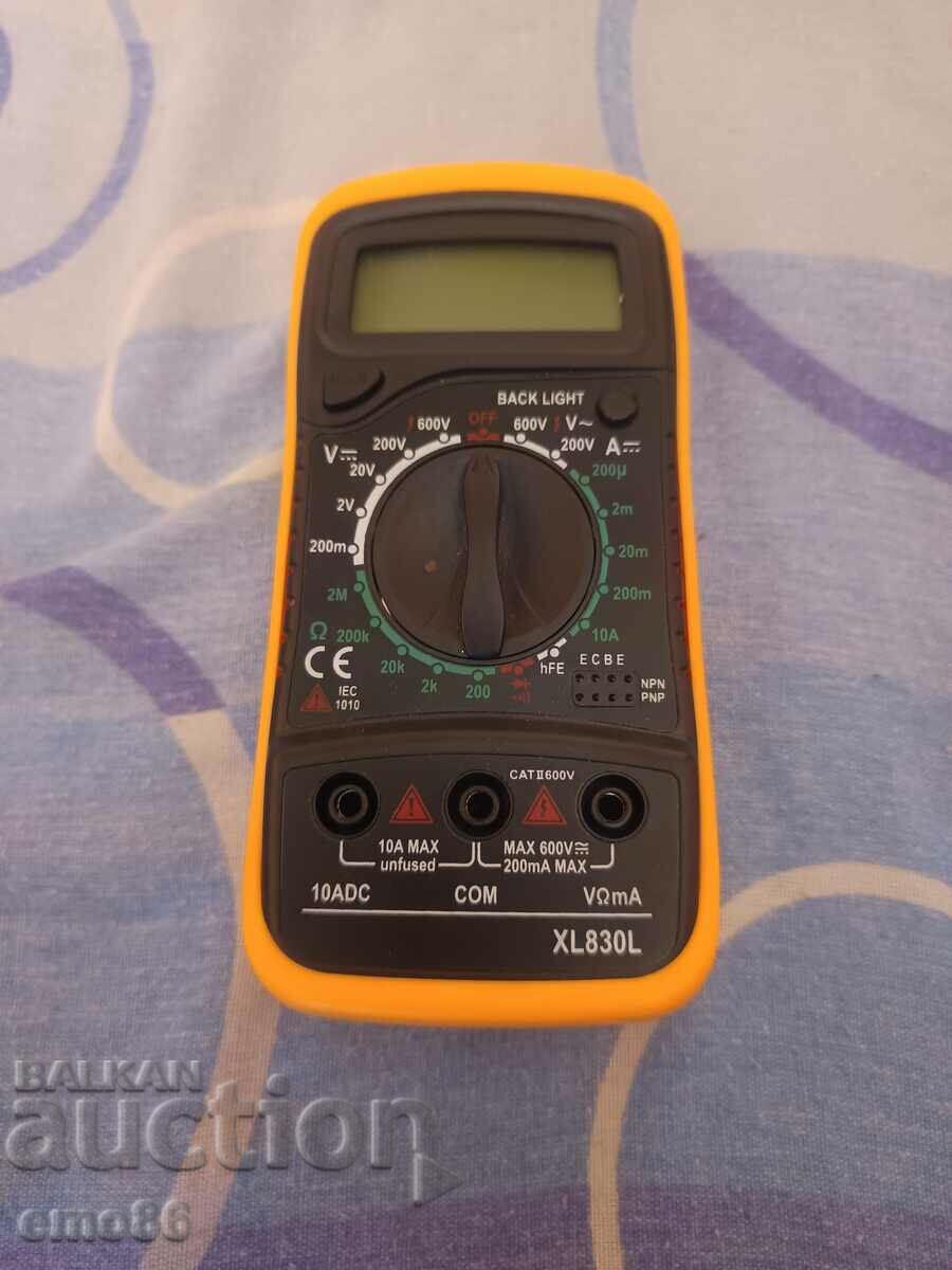 Multimeter from 0.01 cent B.Z.C.