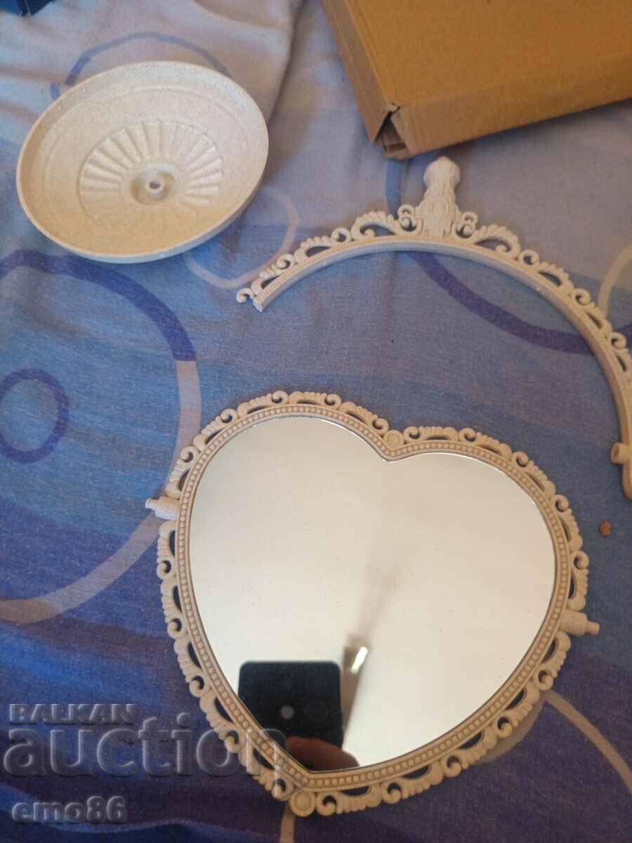 Mirror from 0.01 cent B.Z.C.