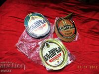 3 different OLD BULGARIAN BEER LABELS UNUSED