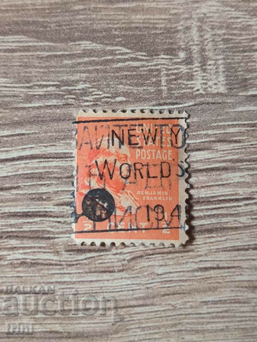 SUA Franklin ½ cent 1938