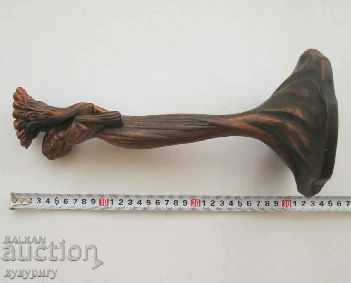 Vechi sfeșnic din cupru din cupru din URSS din Rusia - 7 Vechi sfeșnic din cupru din cupru din URSS din Rusia - 7