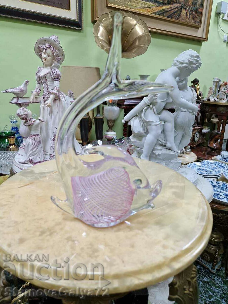 Figurină italiană Murano de colecție