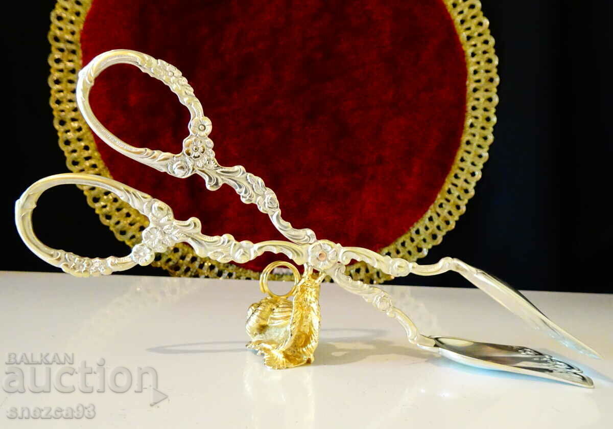 Посребрена щипка за сервиране,разкош. - 7 Посребрена щипка за сервиране,разкош. - 7