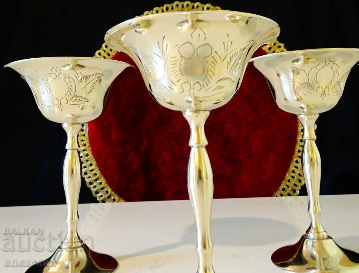 Αγγλικό μπρούτζινο ποτήρι, πολυτελή φλιτζάνια, χαραγμένα - 5 Αγγλικό μπρούτζινο ποτήρι, πολυτελή φλιτζάνια, χαραγμένα - 5