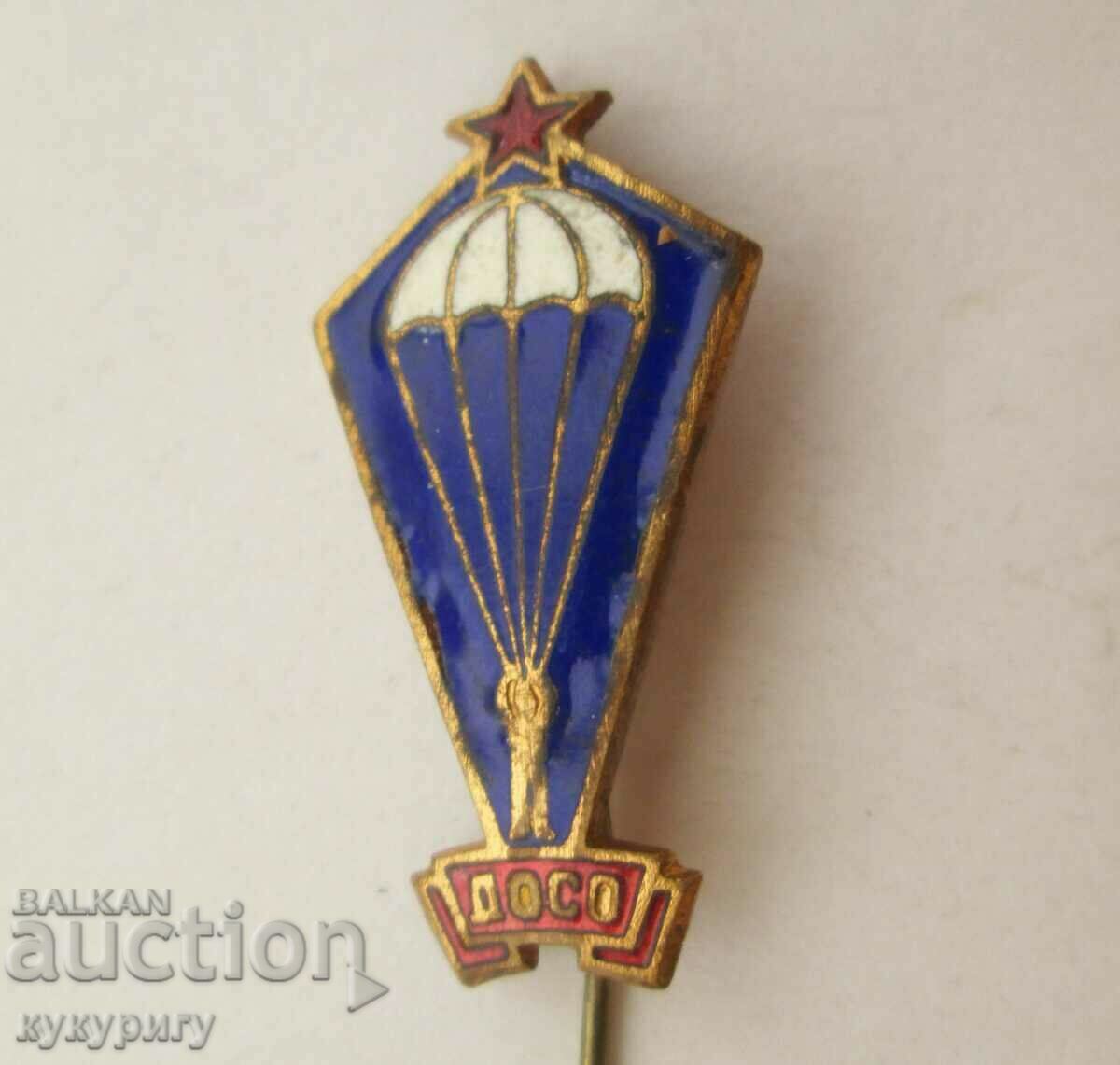 Star Sots Parachute Badge Badge Parachutist DOSO