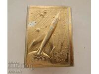 Rare collectible matchbox match space USSR satellites