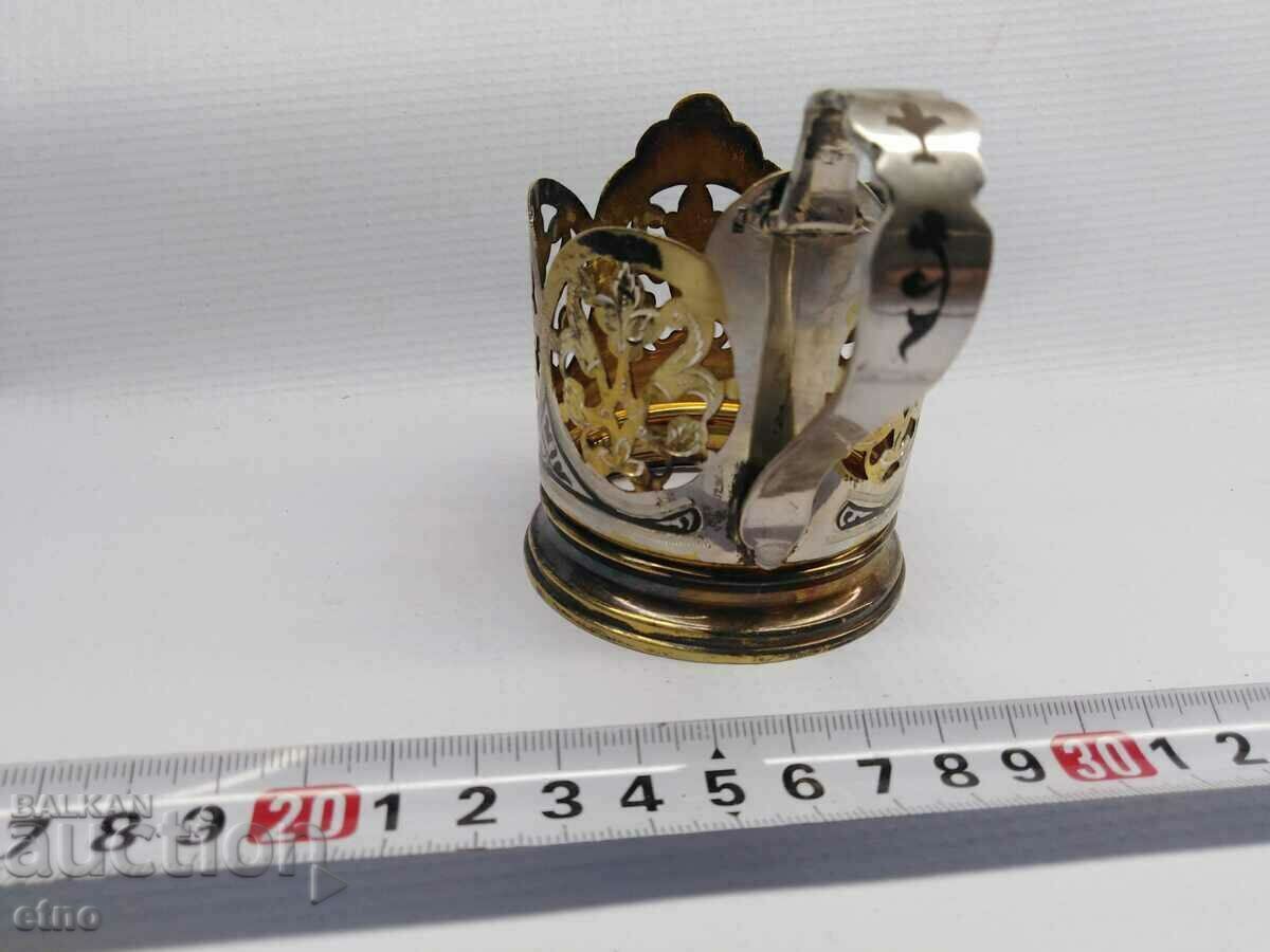 Auction USSR MOUNTED - "KUBACHI", SILVER 875 WITH NIELO AND GOLD Auction USSR MOUNTED - "KUBACHI", SILVER 875 WITH NIELO AND GOLD