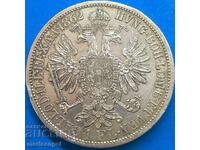 1 Florin 1862 Austria Franz Joseph argint - rar !!!!