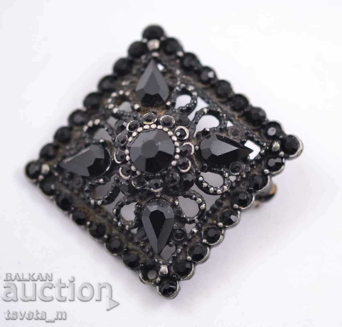 Δημοπρασία Καρφίτσα αντίκα, μαύρη Δημοπρασία Καρφίτσα αντίκα, μαύρη