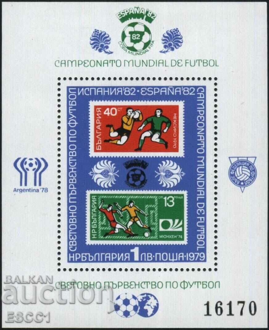 Bloc curat Sport CM Fotbal Spania 1982 Bulgaria 1979