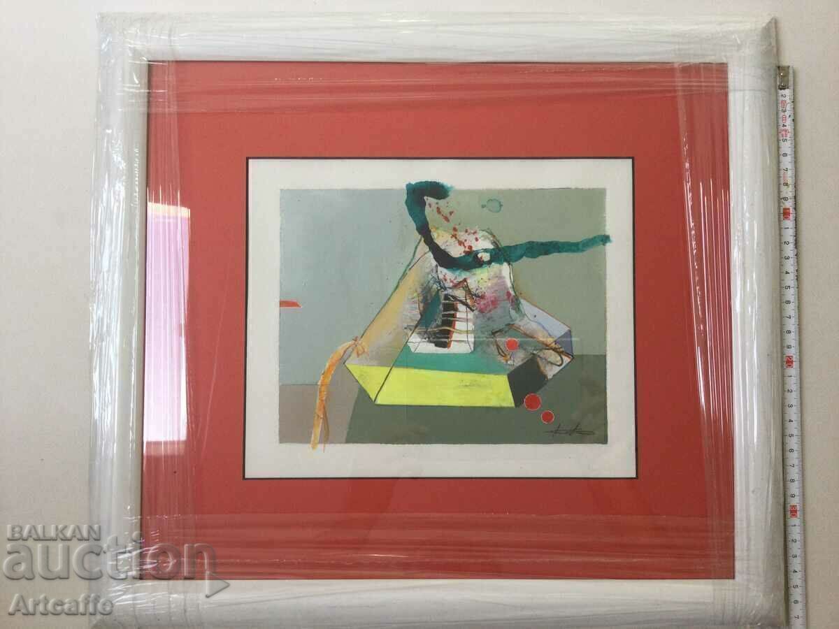 Kuncho Kanev-Margarita Pueva, painting with price 600.00 BGN | € 306.78 Kuncho Kanev-Margarita Pueva, painting with price 600.00 BGN | € 306.78