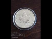 Canadian Maple Leaf Silver Coin, 1oz, 2000