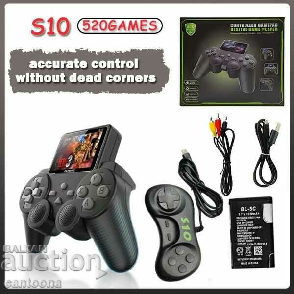Licitație Consolă de jocuri retro, joystick cu afișaj încorporat, 520 de jocuri