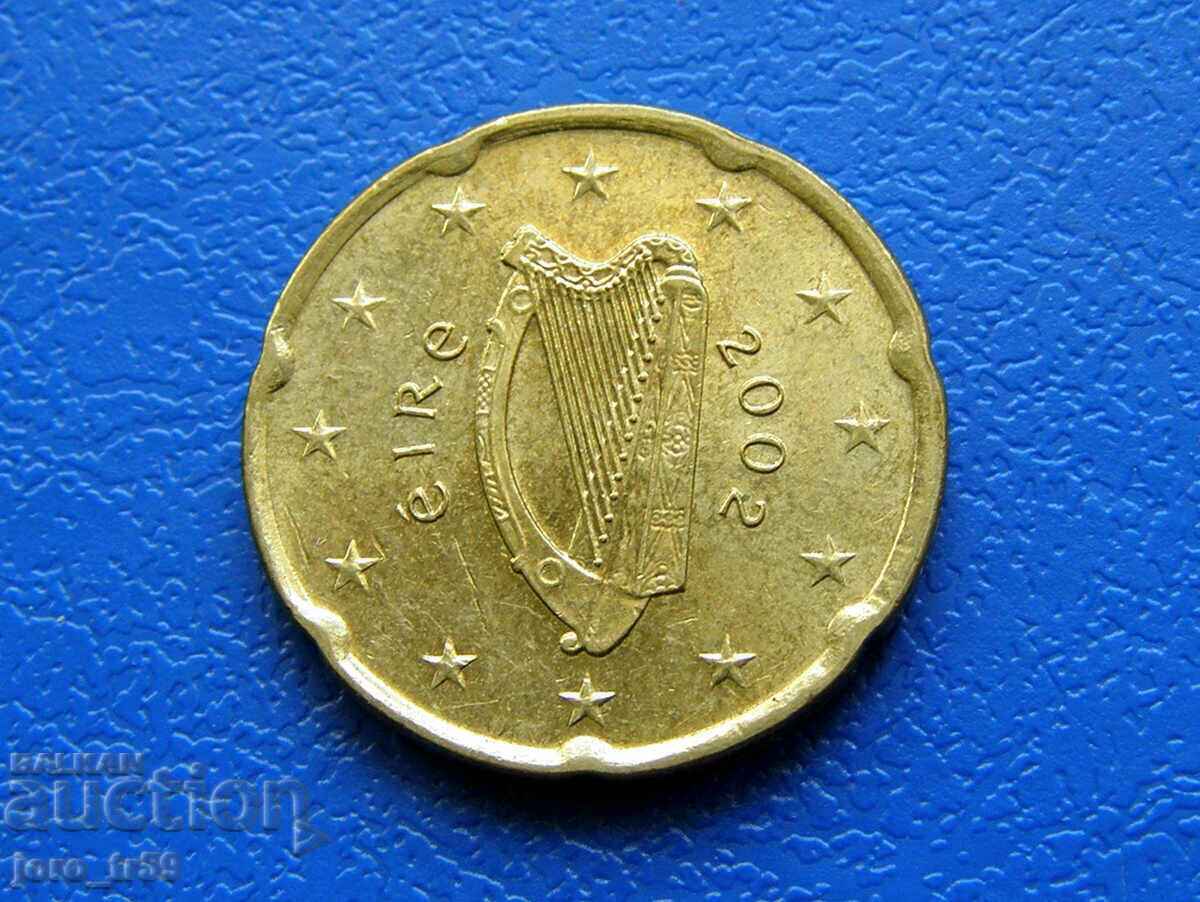 Ireland 20 euro cent Euro cent 2002 Ireland 20 euro cent Euro cent 2002