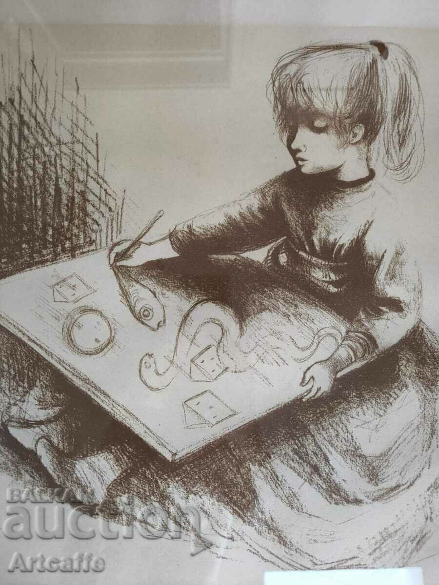 Litografia de Hannah Nagel cu preț € 100.00 | 195.58 BGN