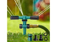 Garden sprinkler automatically rotating 360 degrees