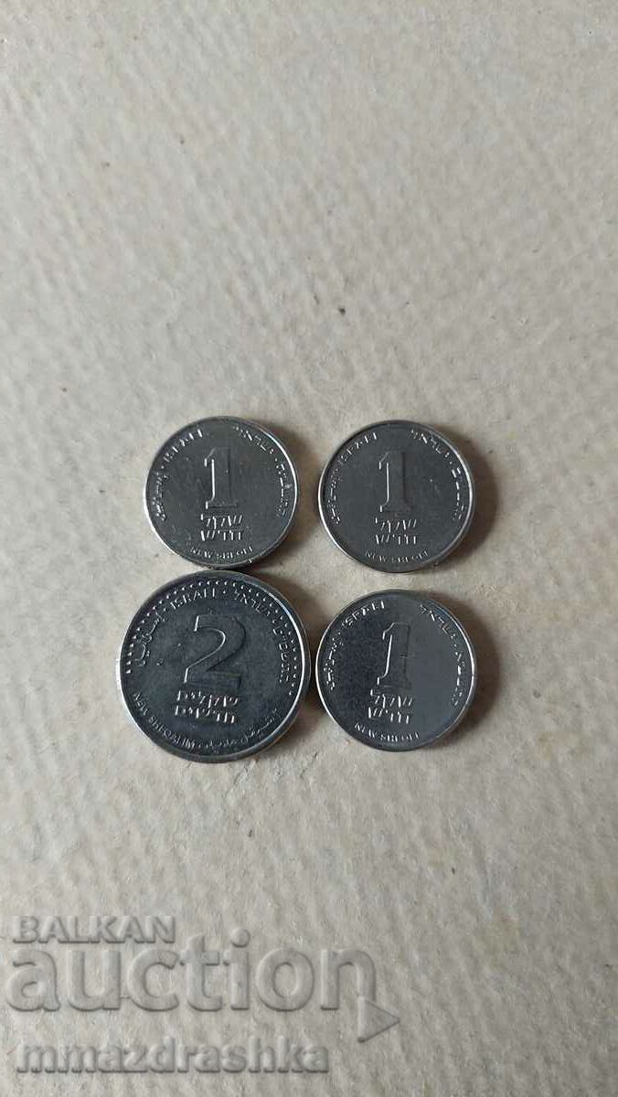 Coins Shekels Israel 2