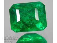 BZC 7.87 ct natural beryl emerald facet from 1st certificate OMGTL